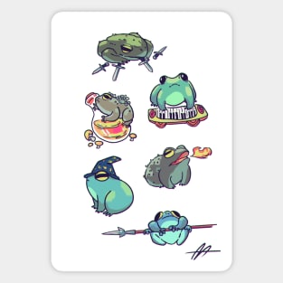 RPG Party Frogs and Toads Magnet